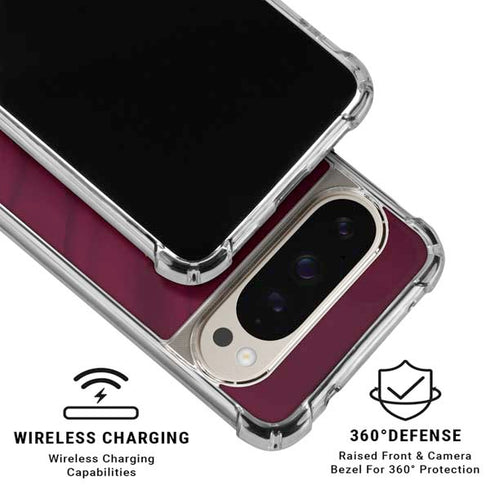 NFL Washington Commanders Flag Pixel 9/9 Pro Clear Case